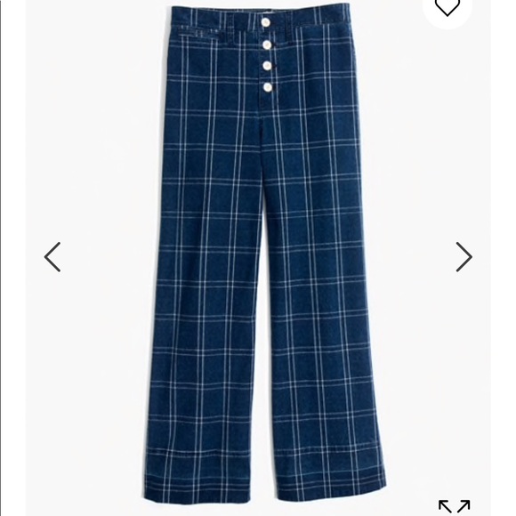 madewell windowpane pants
